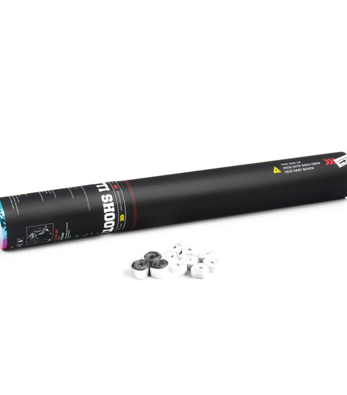 TCM FX - Kézi működtetésű Szalag Ágyú 50cm - Fehér Silver